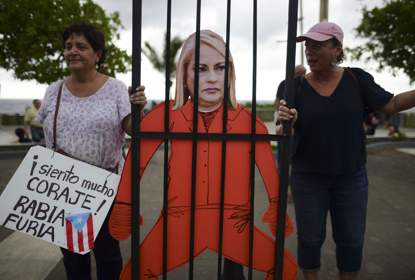 APTOPIX Puerto Rico Protests